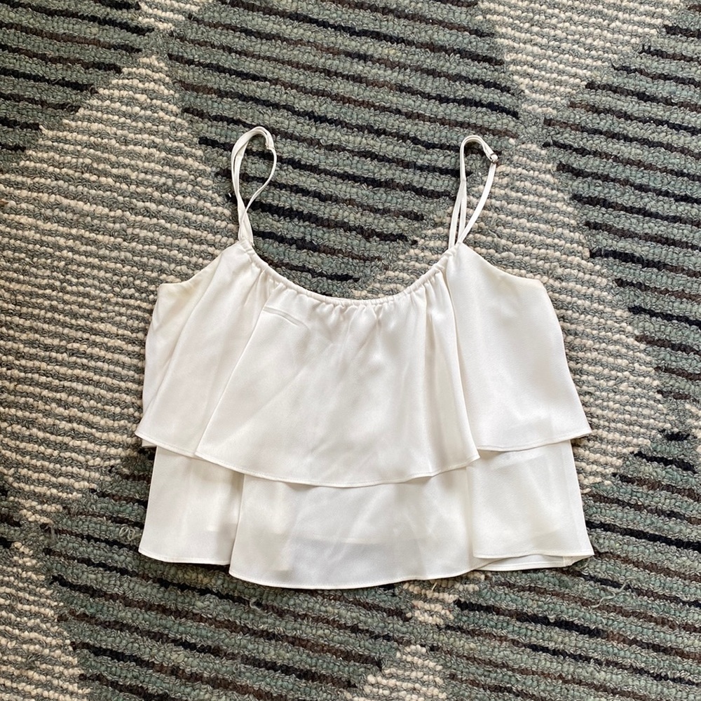 H&M ruffled tank